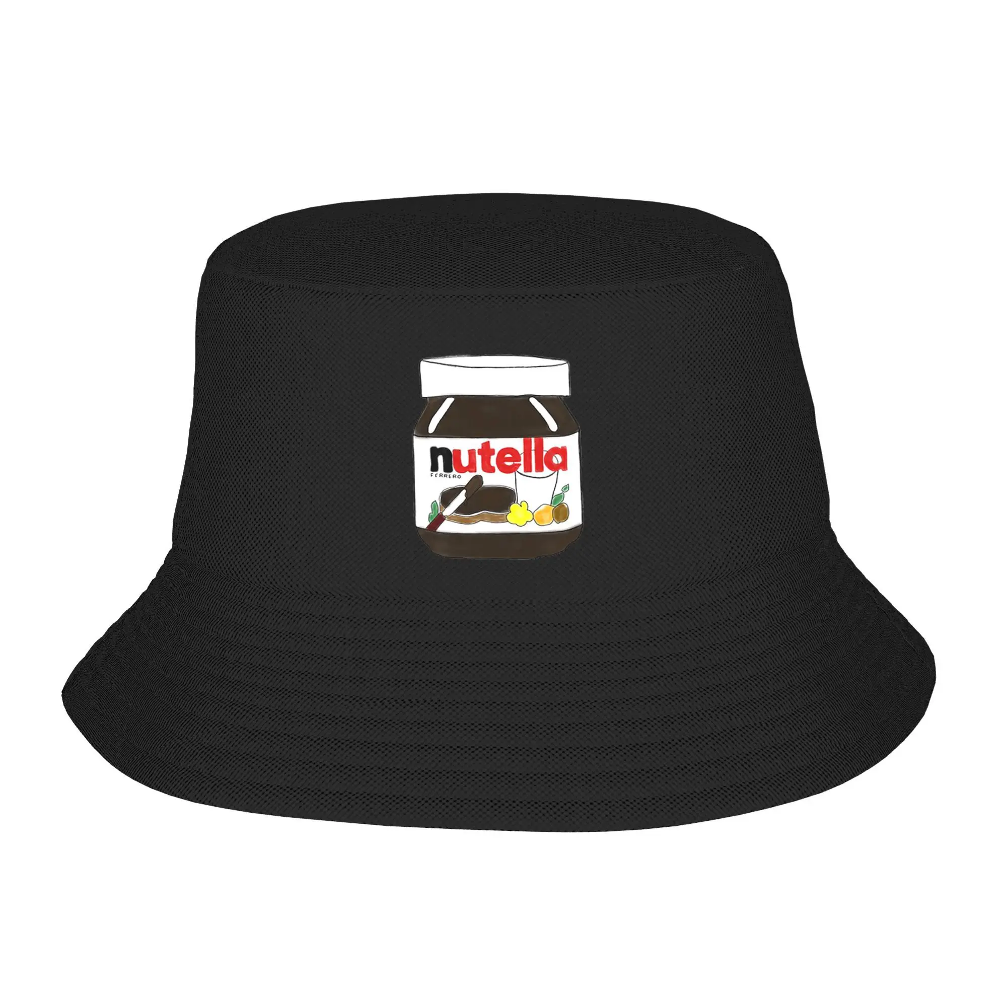 

Nutella Bucket Hat Panama Hat Children Bob Hats Outdoor Hip Hop Reversible Fisherman Hats For Summer Beach Fishing Unisex Caps