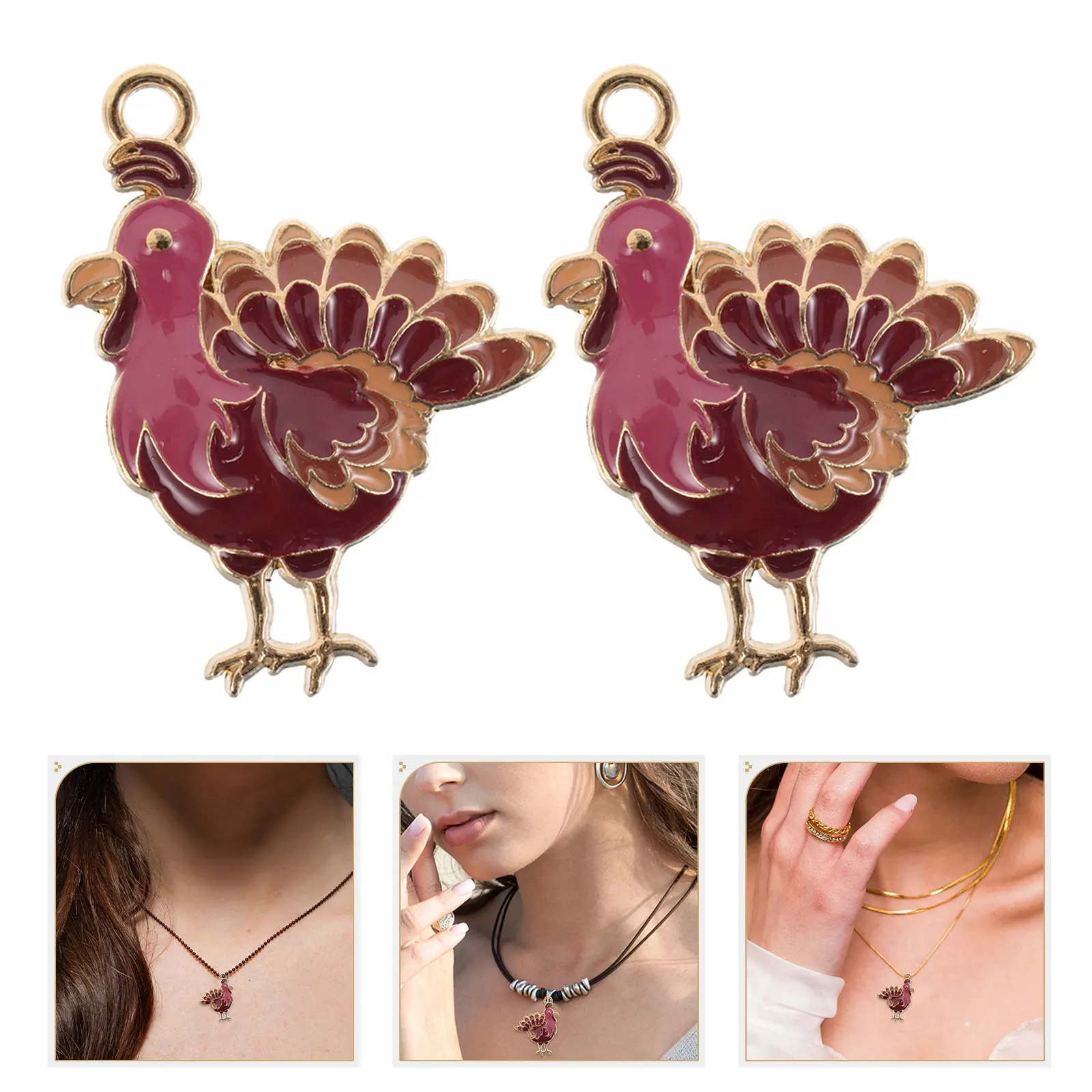 

24 шт. подвесок из сплава для изготовления украшений своими руками: осенние аксессуары для ожерелий, серег, браслетов