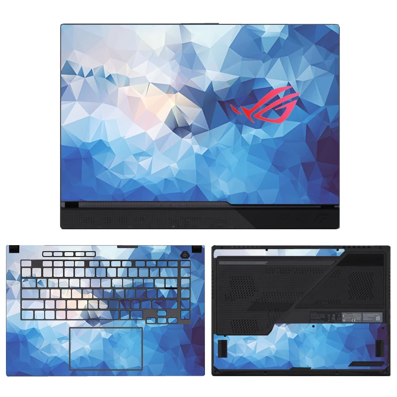 Imagem -05 - Pele do Portátil para Asus Rog Strix G15 G513q G513ic G513rm Adesivos de Vinil para Asus Rog Strix G713q G713rm G713p G733p Filme Personalizado