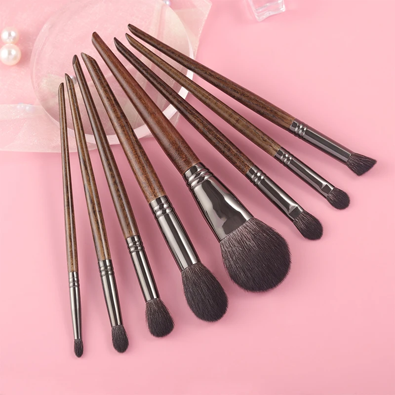 OVW Professional Makeup Brushes Set Natural Goat Hair Cosmetics Eyeshadow Powder Concealer Highlight Diffuse Brush Set