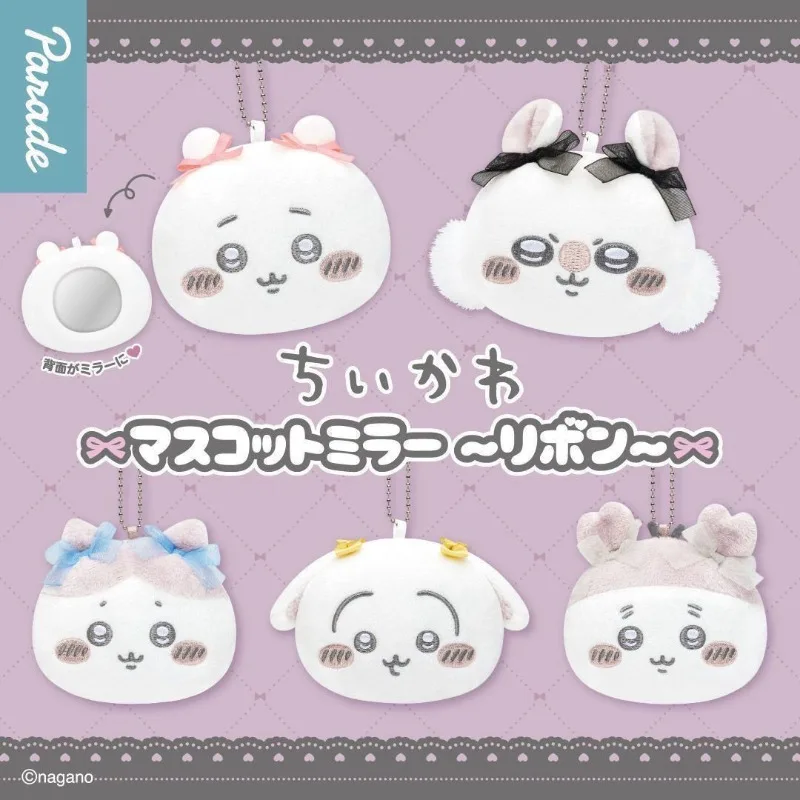 

Anime Genuine Chiikawa Head Mirror Usagi Millet Cartoon Kawaii Send To Friends Birthday Gift Portable Furuhonya Momonga 2026 New