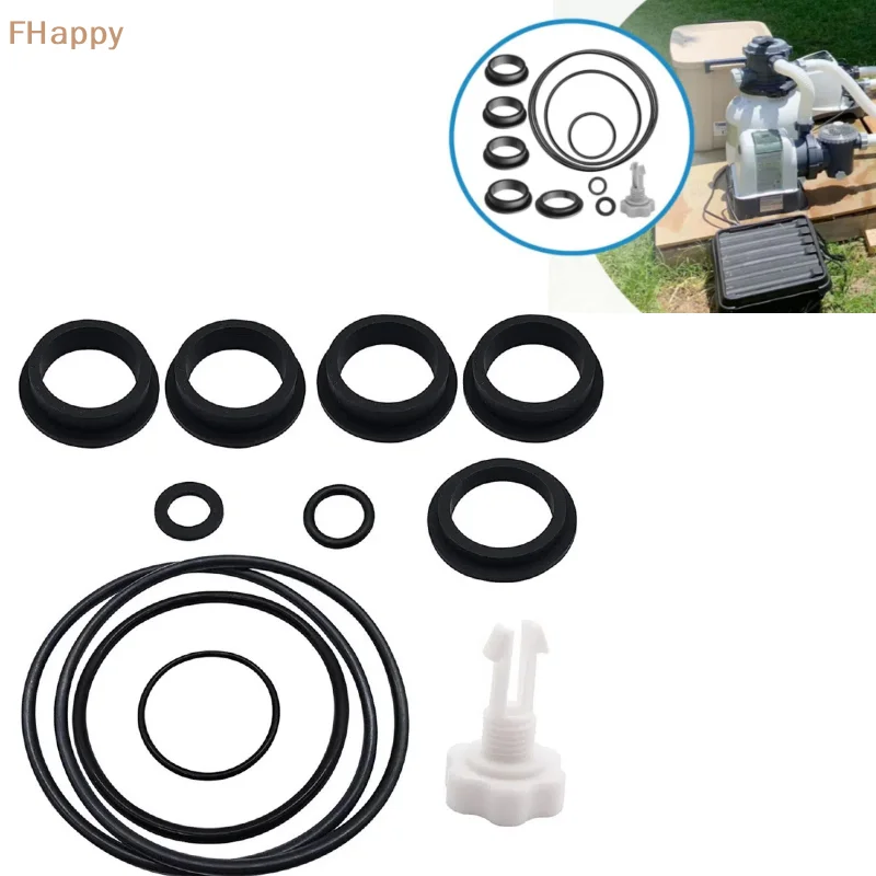 

Комплект уплотнительных колец AppliaFit, 1 упаковка, 12 шт., включает в себя клапаны выпуска воздуха, совместимые с насосами с песчаным фильтром Intex 25013