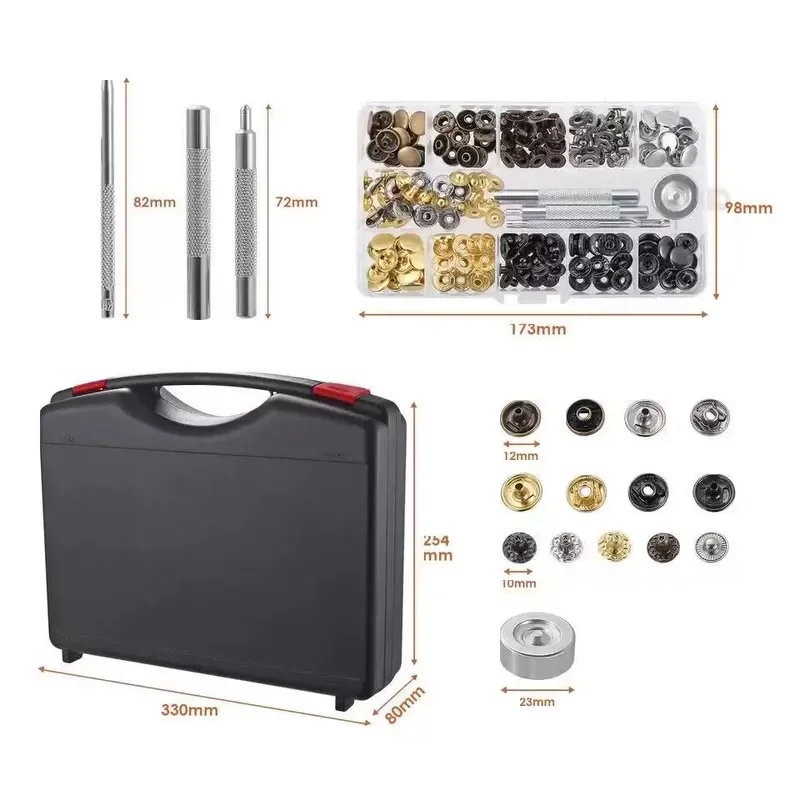 For DIY Handmade Leather Goods Production Tool Set 128PCS Hand Sewn Leather Crafting Kit