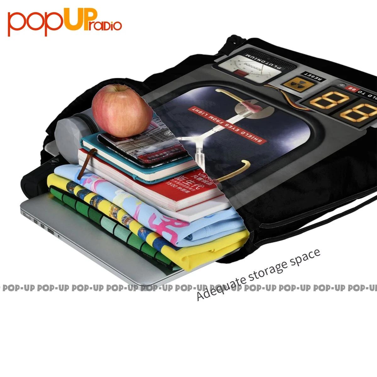 Flux Capacitor Drawstring Backpack, Inspirado por De Volta Para O Futuro, Ideal Presente de Aniversário