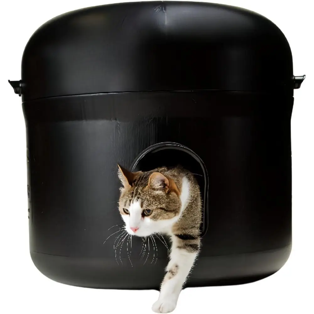 

Outdoor Durable Insulated Cat House with Pillow