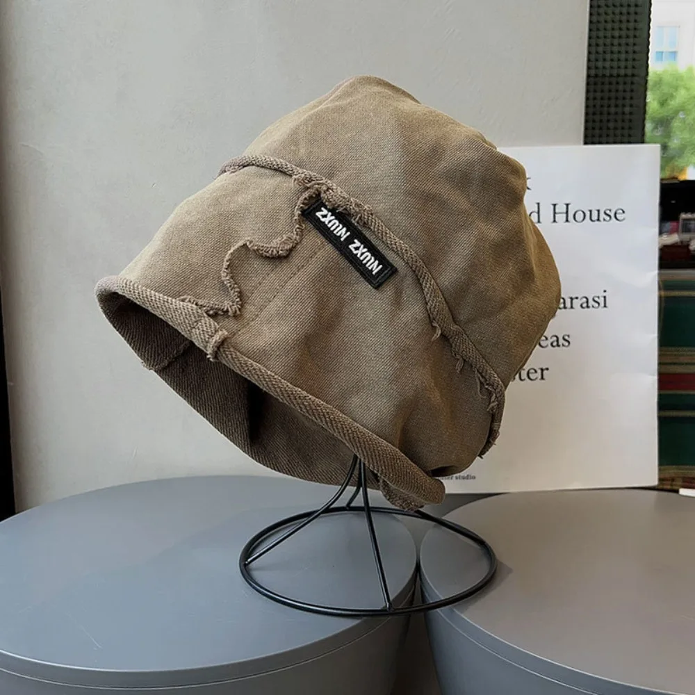 

Fashion Vintage Wasteland Pullover Cap Cotton Elastic Washed Beanie Cool Hip Hop Loose Beret Streetwear