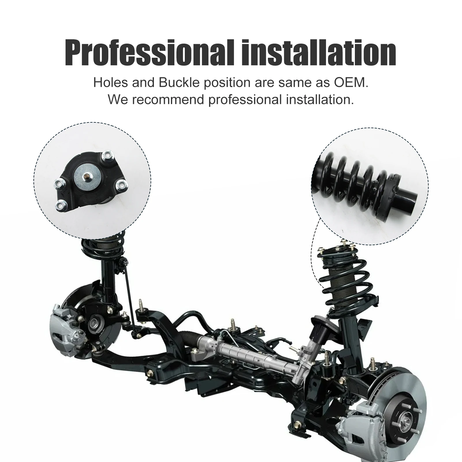 الدعامات الأمامية والصدمات الخلفية لـ 07-11 دودج نيترو 02-12   جيب ليبرتي