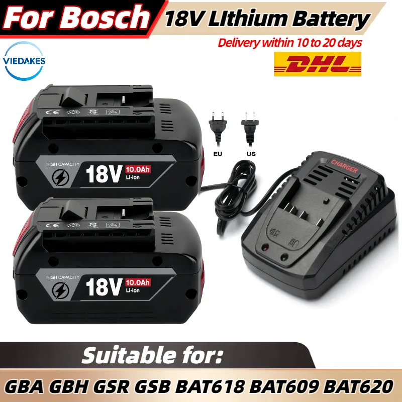 

18V 6000mAh Replacement Batteryfor Bosch 18V Professional Systeem Tools18650Li Bat618 Gba18v80 18650 Cell high capacity✅
