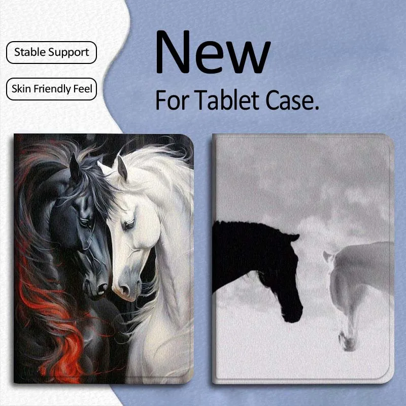 

Creative Horse Art Popular Gift For Xiaomi Mi Pad Mini 4 5 6 7 SE Pro Plus Redmi Pad 2 SE 2025 8.8 11 Foldable Tablet Case