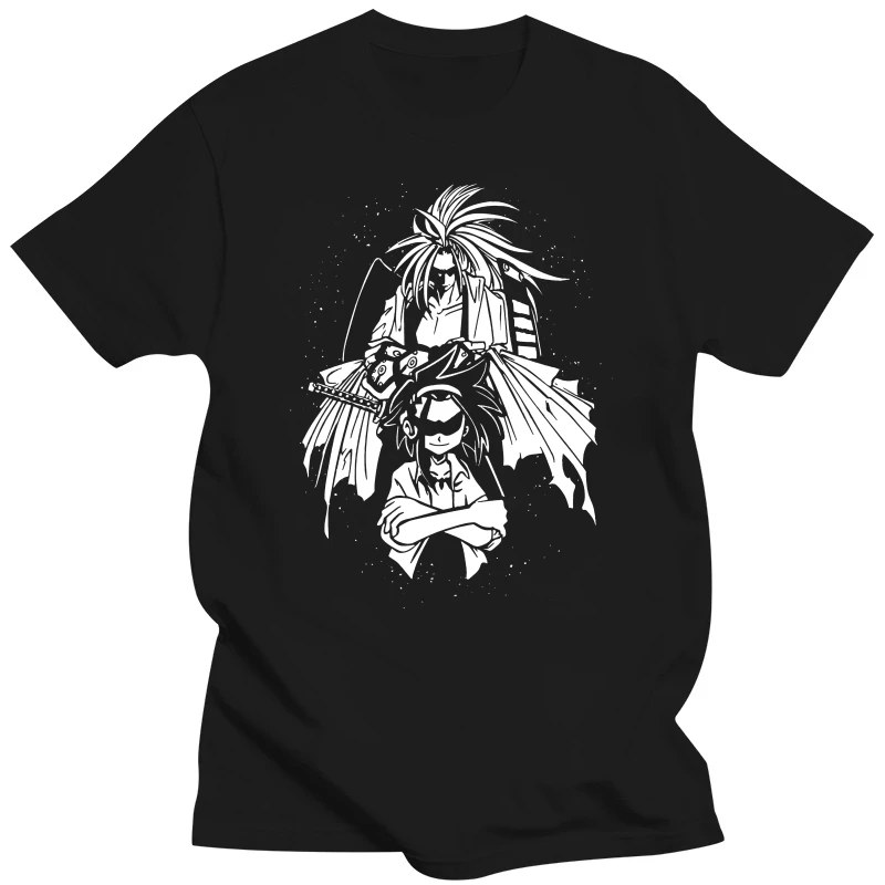 King Of Spirit User Shaman King T-Shirt Streetwear  Men Hip Hop Short Sleeve T-Shirt  The hottest T-shirt in the world