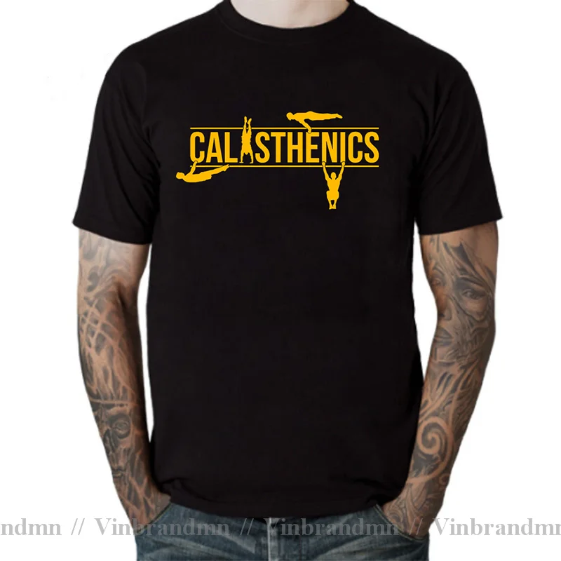 Calisthenics Chin-up GYM T Shirt Calisthenics Lever Street Strength Alisthenics Motivation T-Shirt Alisthenic Pull Up Tee Shirt