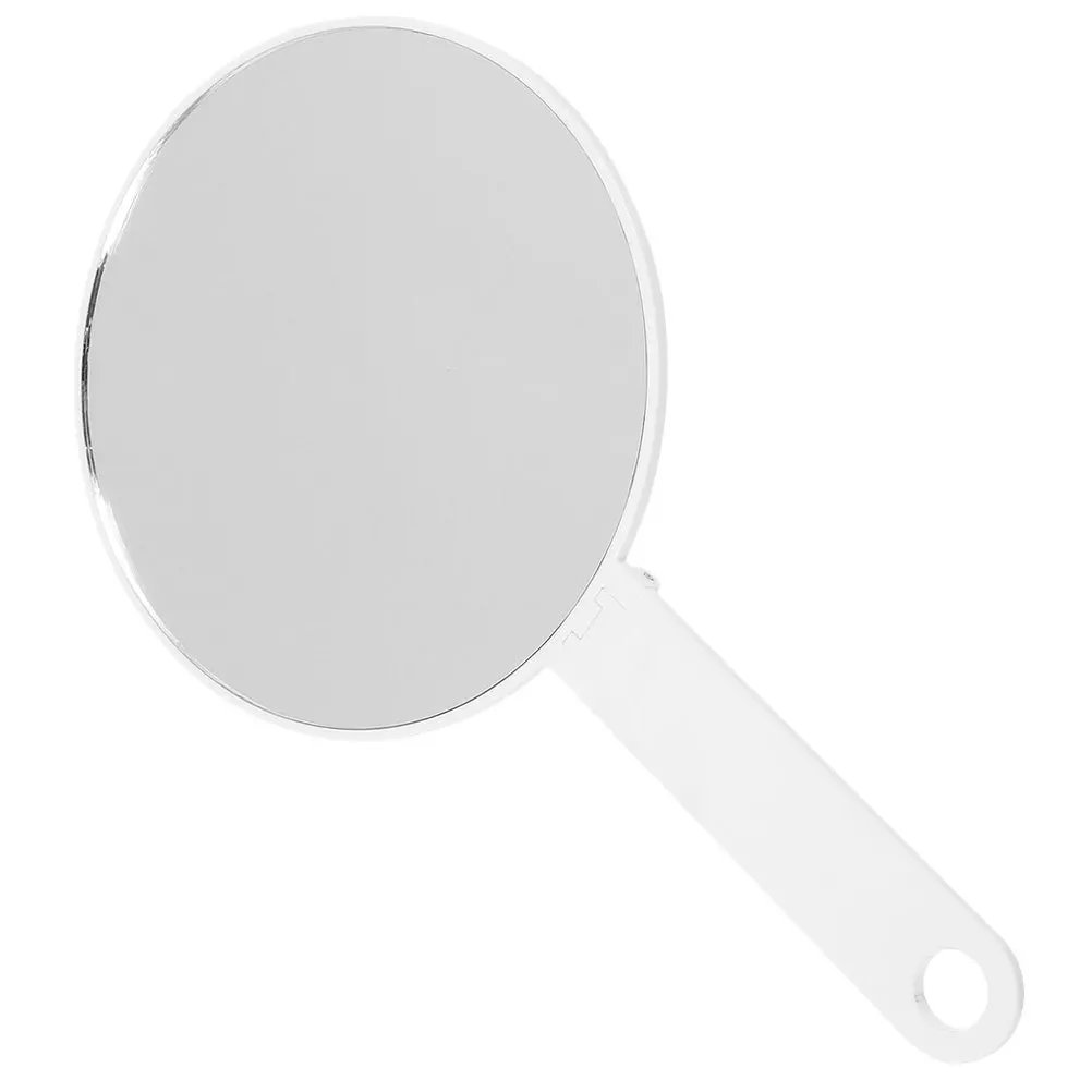 Miroir de maquillage de bureau en plastique, miroir portatif pliable avec Surface HD transparente pour un usage quotidien et un cadeau