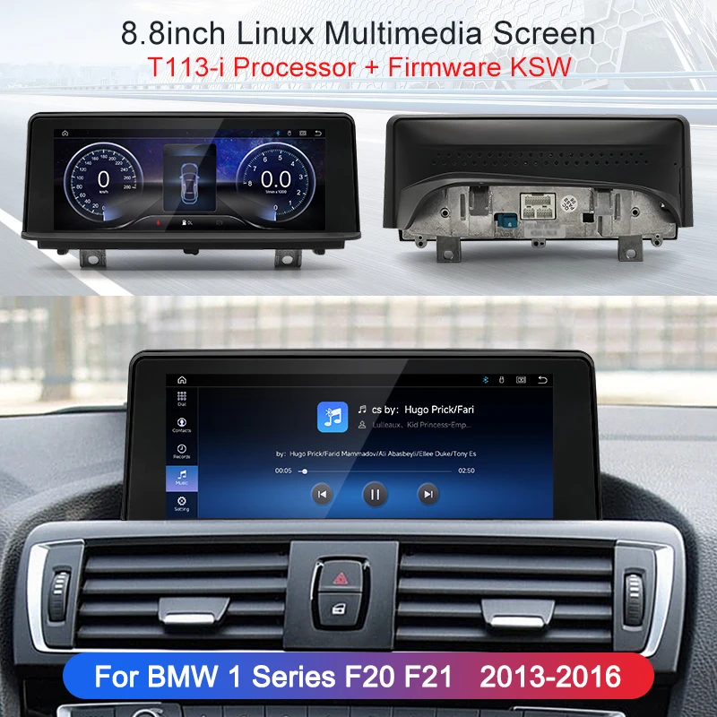 STWEI 2026 New Product 8.8inch Linux System For BMW 1 Series 2 Series F20 F21 F87 M1 M2 NBT EVO Wireless CarPlay Andorid Auto