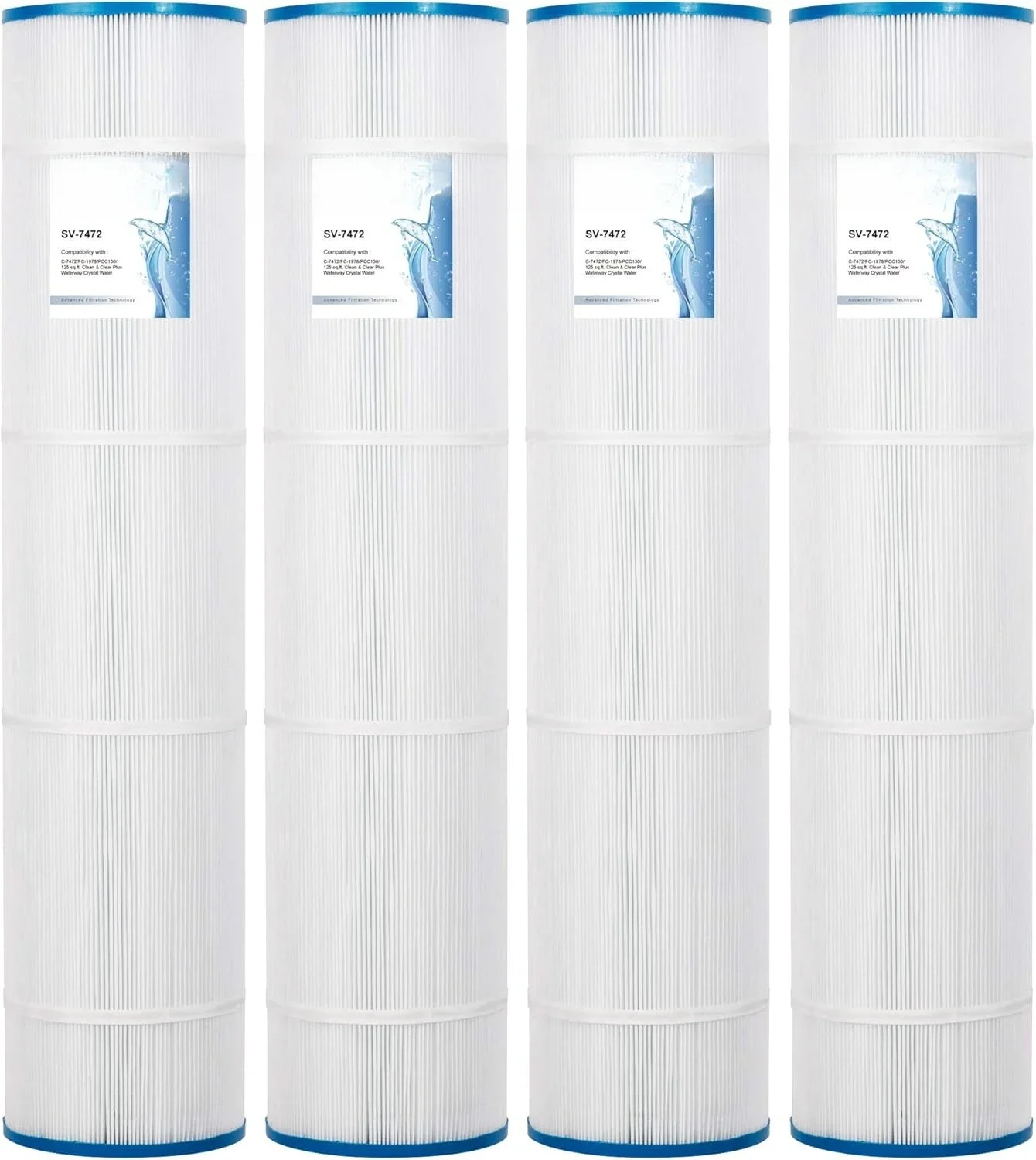 PCC130 Swimming Pool Replacement Filter Cartridge Replaces for Unicel C-7472 Filbur FC-1978 160332 178585 FC-6475