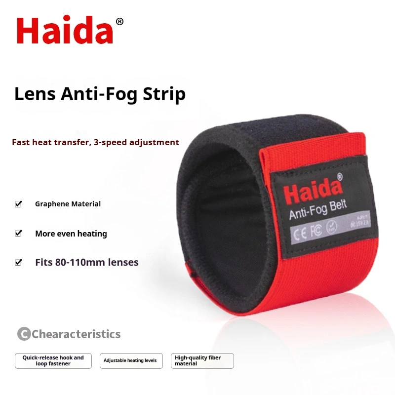 

Haida Lens Defogging Strap Defogging Heating Strap DSLR/Mirrorless Camera Lens Heating Accessory Night Photography Essential