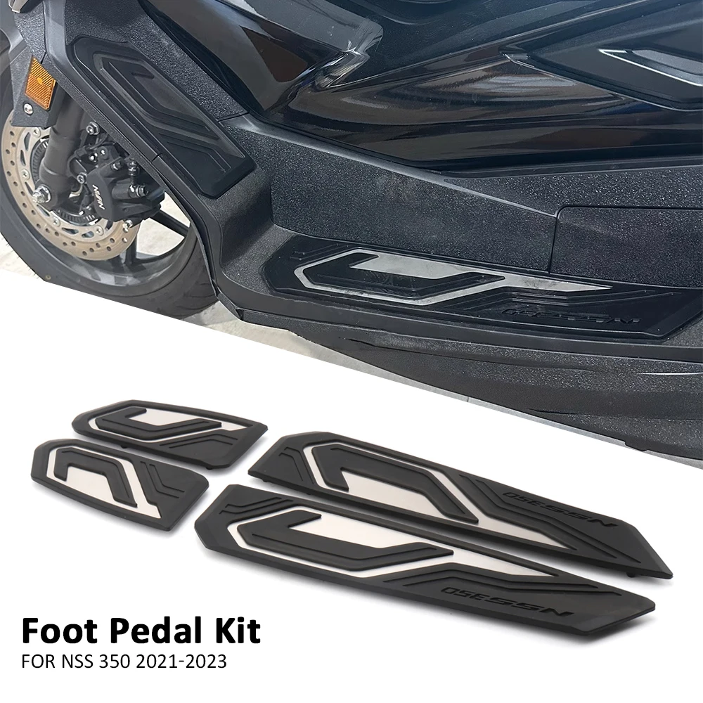 New Motorcycle Foot Pegs Pad Pedal Plate Rests Floor Panel Footpegs Footrest Footboard For Honda NSS350 NSS 350 2021 2022 2023