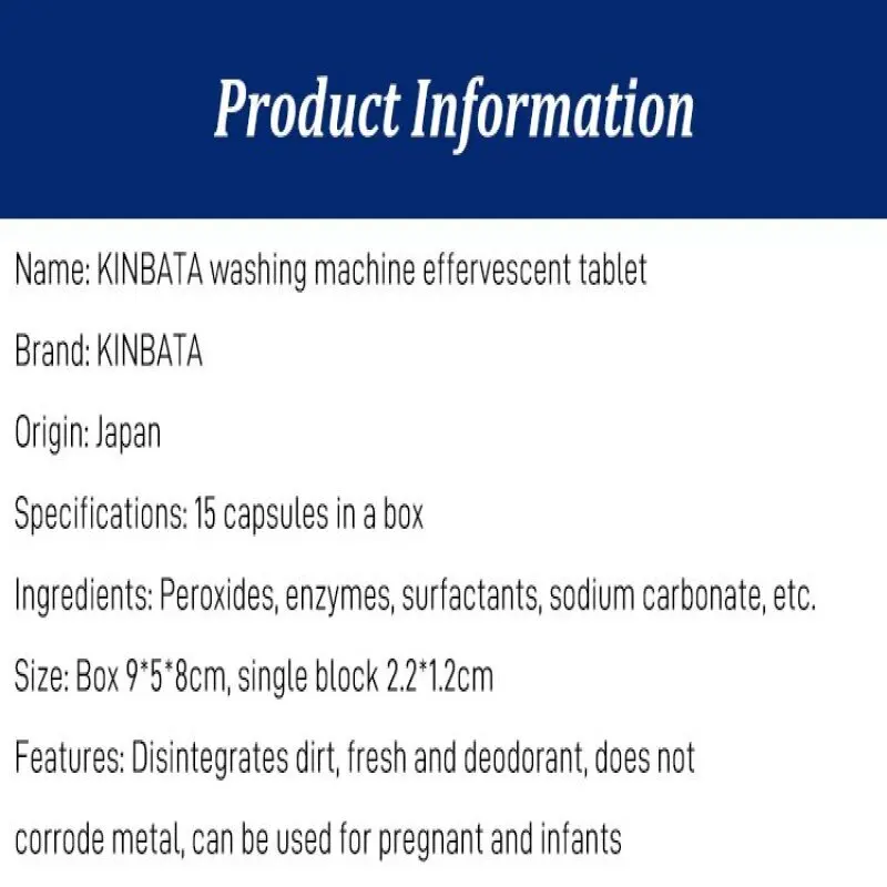 Washing Machine Tank Cleaning Tablets 16 Tablets High Efficiency Sterilizing Cleaner Washing Machine Tank Deep Cleaning Cleaner