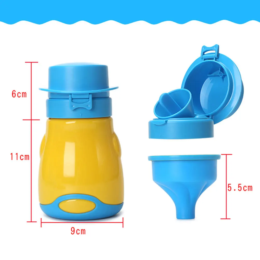 Portable Urinal Bottle for Toddler Kids Baby Boy Lightweight Small Size Emergency Potty Outdoor Car Travel Use