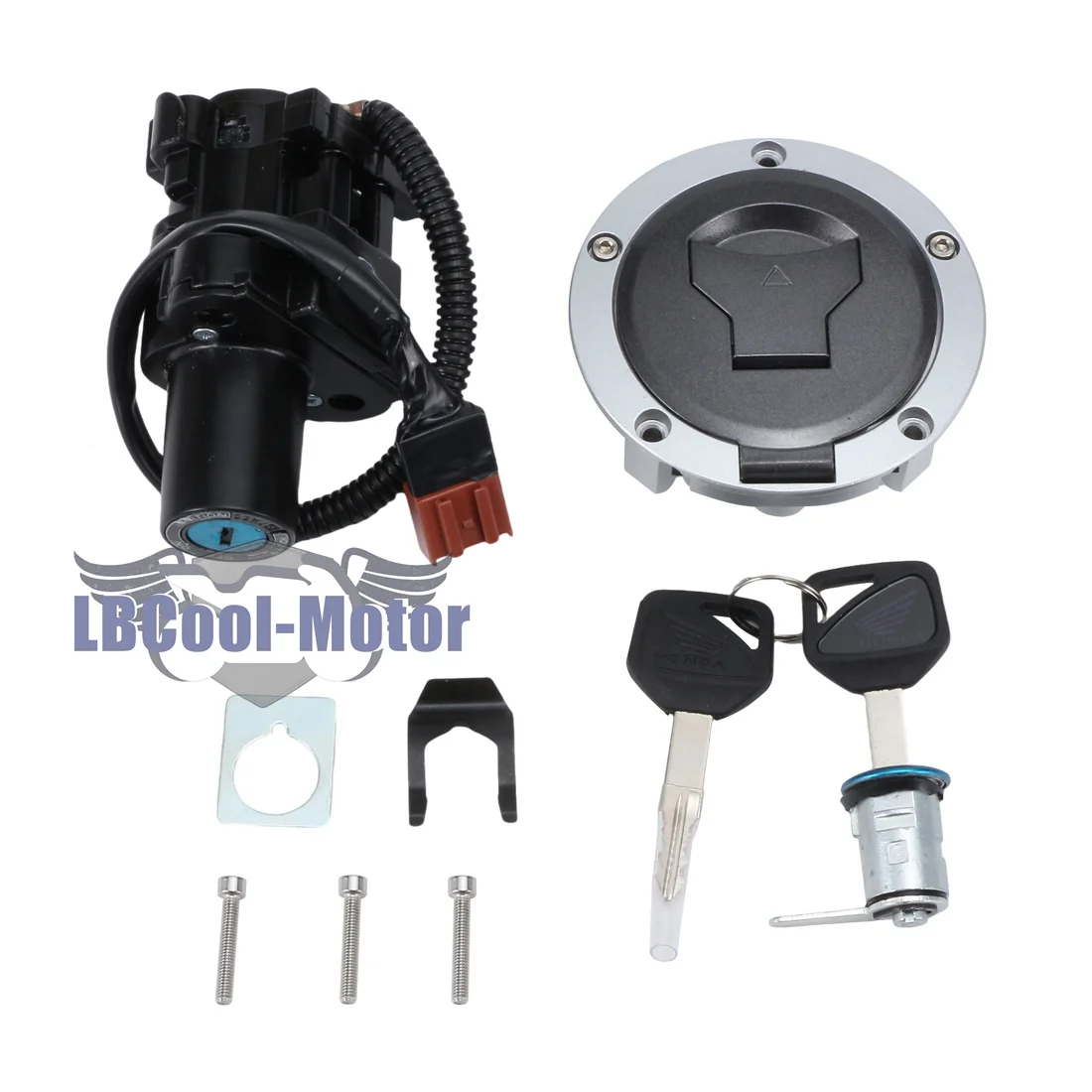 

Ignition Switch Gas Cap Key For HONDA CBR400R 2017-2022 CB500F 2018-2023 CBR500R 2018-2023 CBR1000RR 2014-2016 35010-MGP-A00