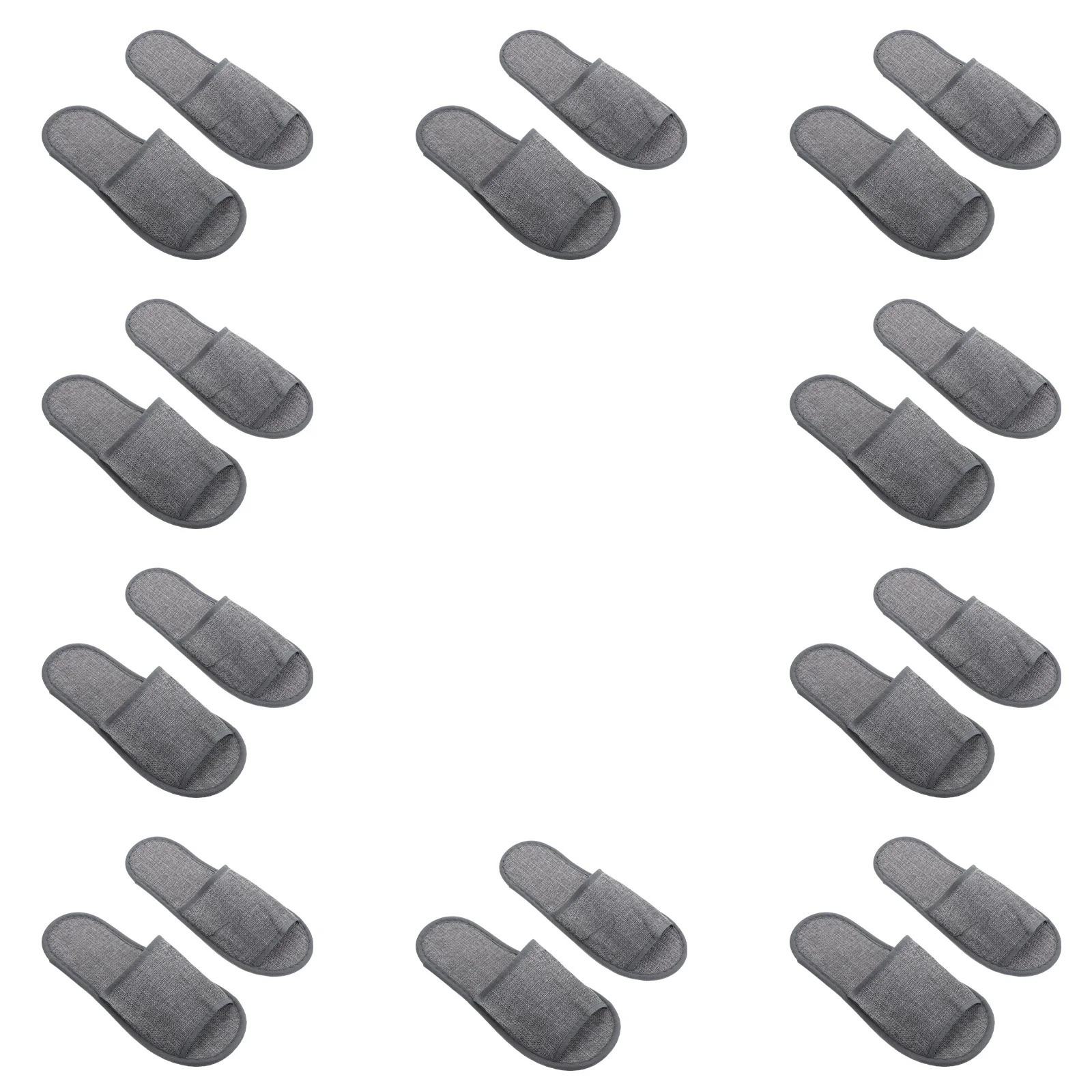 10Pairs Anti-Skid Disposable Slippers Supple Material Hotel Guest Travel Indoor Spa Slippers Disposable Footwear