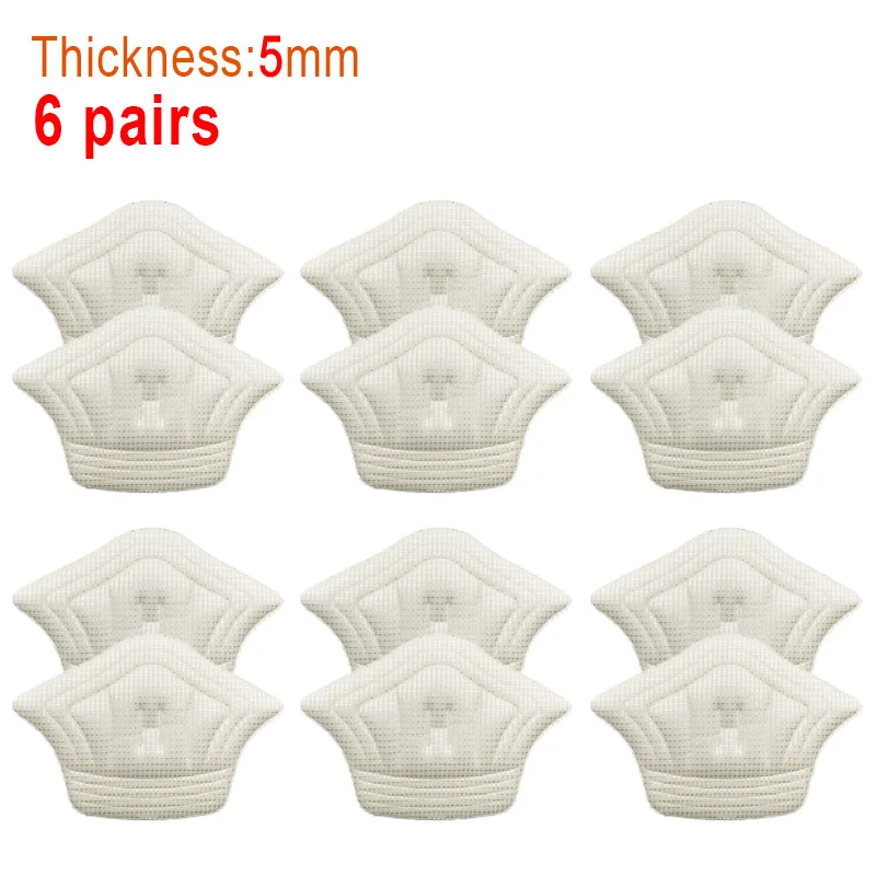 6pair/12pcs Insoles Heel Pads Lightweight For Sport Shoes Adjustable Size  Back Sticker Antiwear Feet Pad Cushion Insole Heel