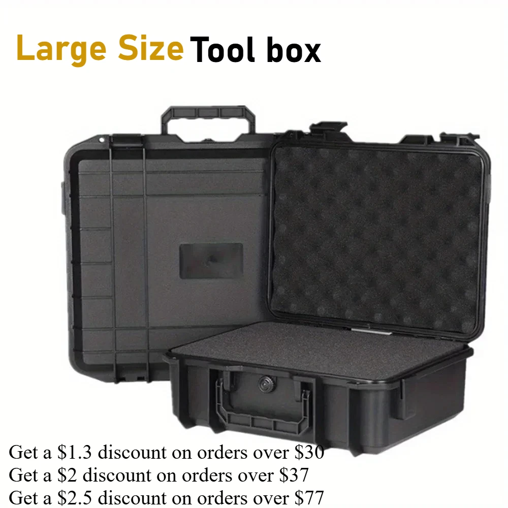 7 Type Safety Equipment Tool Box Large Portable Toolbox Waterproof Case Camera Hard Hardware Case Plastic Case Tool box large