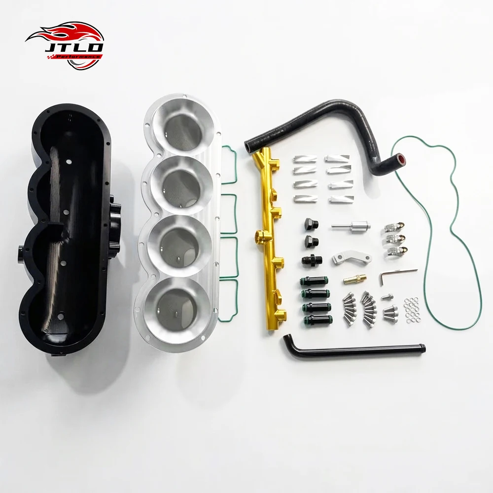 Billet Aluminum Intake Manifold with MPI Fuel Rail Kit For VW Audi MQB EA888 Gen 3 Gen 4 2.0T