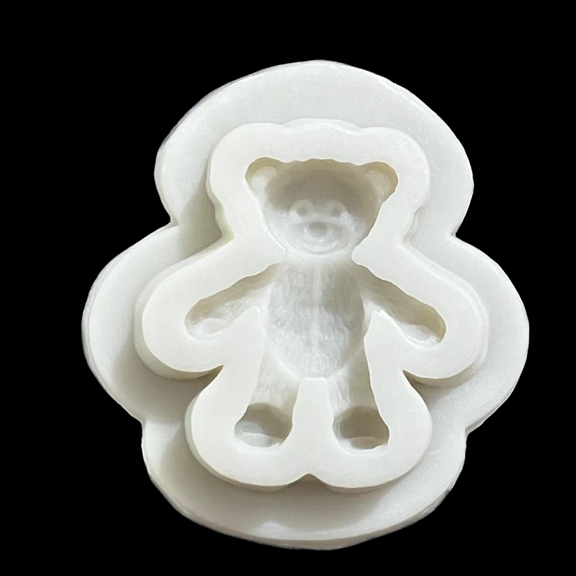 Teddy Bear Silicone Sugarcraft Mold Fondant Cake Decorating Tools Candy Clay Cupcake Chocolate Baking Mold