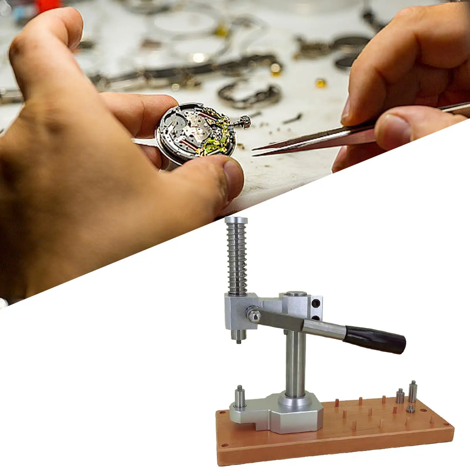 

Watch Press Tool Watch Repair Tool Watch Capping Machine Watch Back Case Closer for Jewelry Shop Repairing Accessories