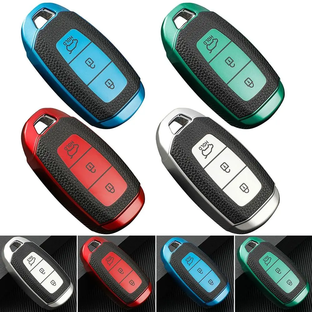 

Soft TPU Car Accessories Skin Holder Shell Cover Remote Key Case Key Fob Cover For Hyundai i30 ix25|Elantra|KONA