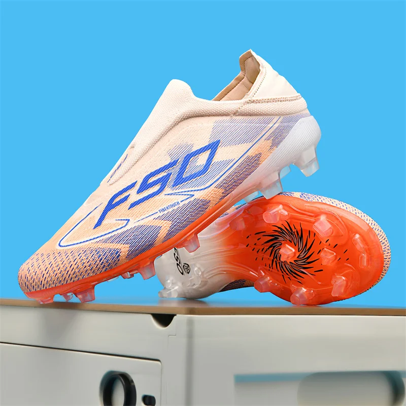 Hommes bottes de Football société professionnelle Futsal chaussures de Football de qualité supérieure chaussons confortables unisexe TF/FG terrain Original Sneaker