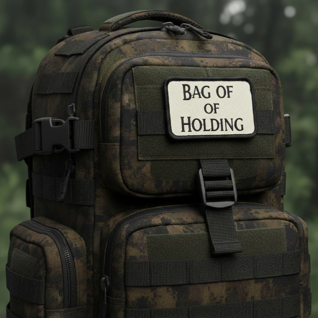 Bolsa táctica para parches con velcro MOLLE - imagen 5