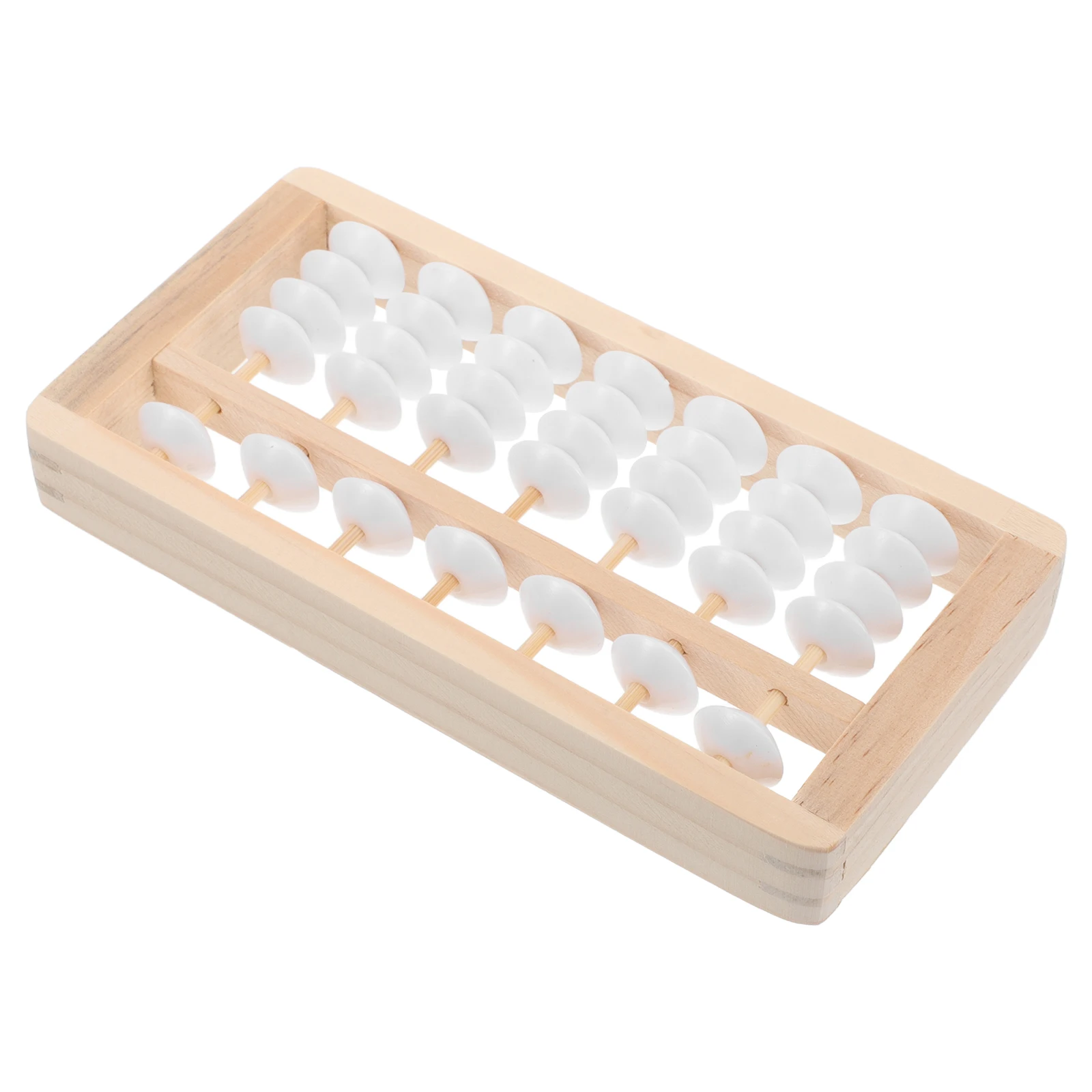 나무 주판 아기 장난감 미니 구슬 수학 도구 첫 번째 생일 사진 소품 그랩 장식 현대 장식 교육 산술 장난감