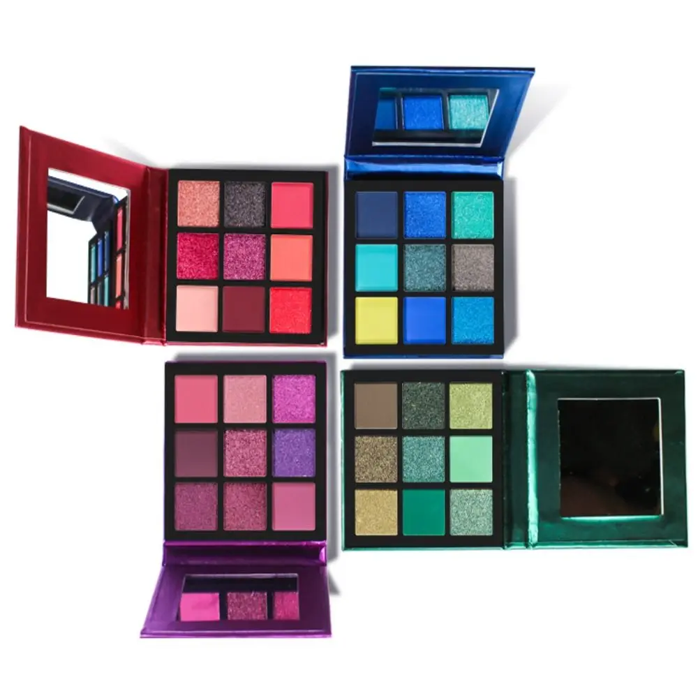 Paleta Matte Eyeshadow, impermeável, Sparkling Eye Shadow, Glossy Eye-Catching, Lindo lantejoulas, Eye Shadow Cosmetic