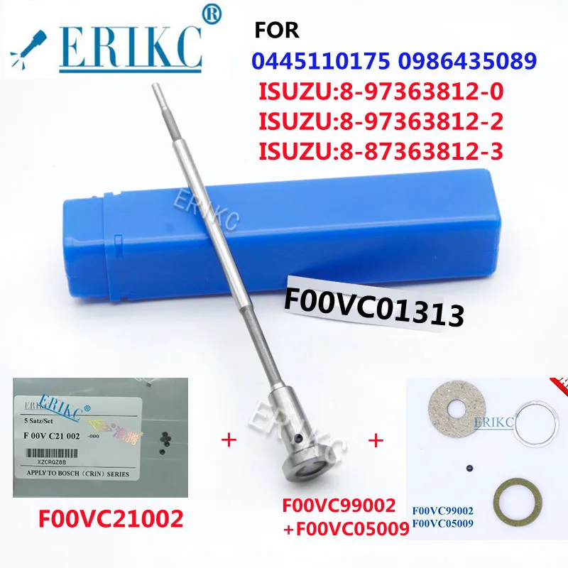 ERIKC  Oil Needle Control Valve F00VC01313+ F00VC21002 +F00VC99002 +F00VC05009 FOR 0445110175 0986435089 ISUZU:8-97363812-0