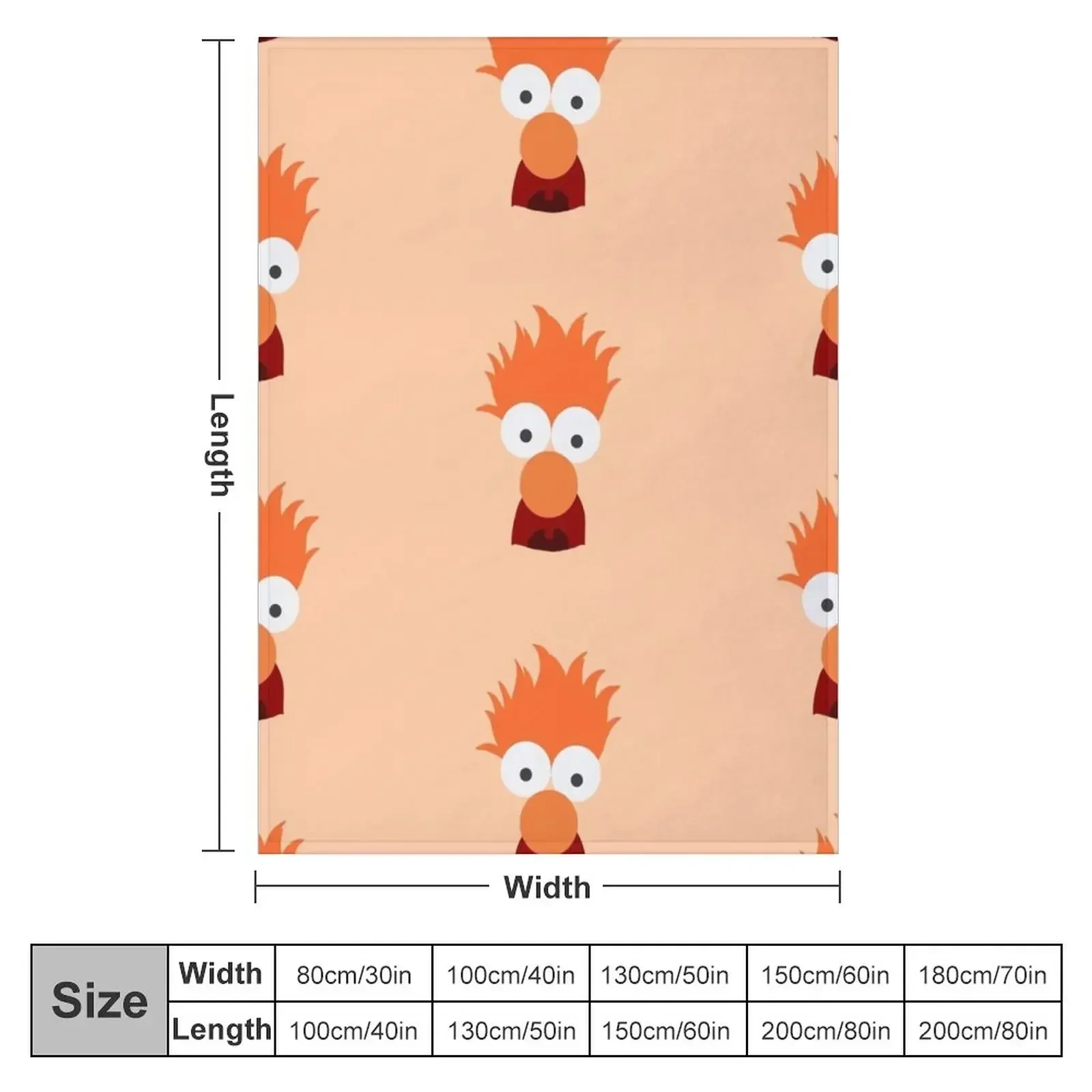 Beaker Throw Blanket cosplay anime Luxury Brand Blankets