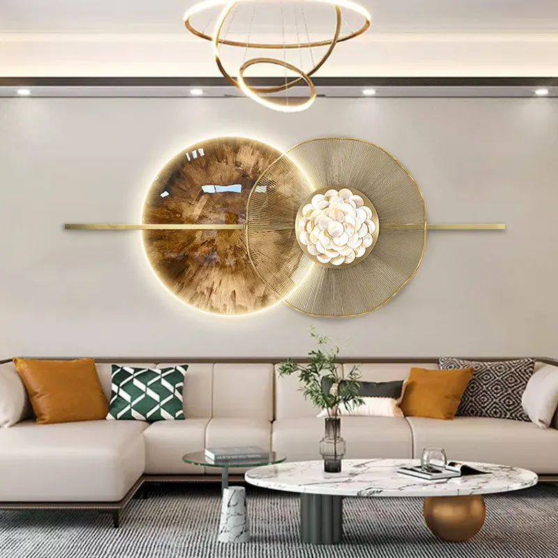 Painting three-dimensional living room decoration, sofa background wall mural, high-end restaurant hanging painting