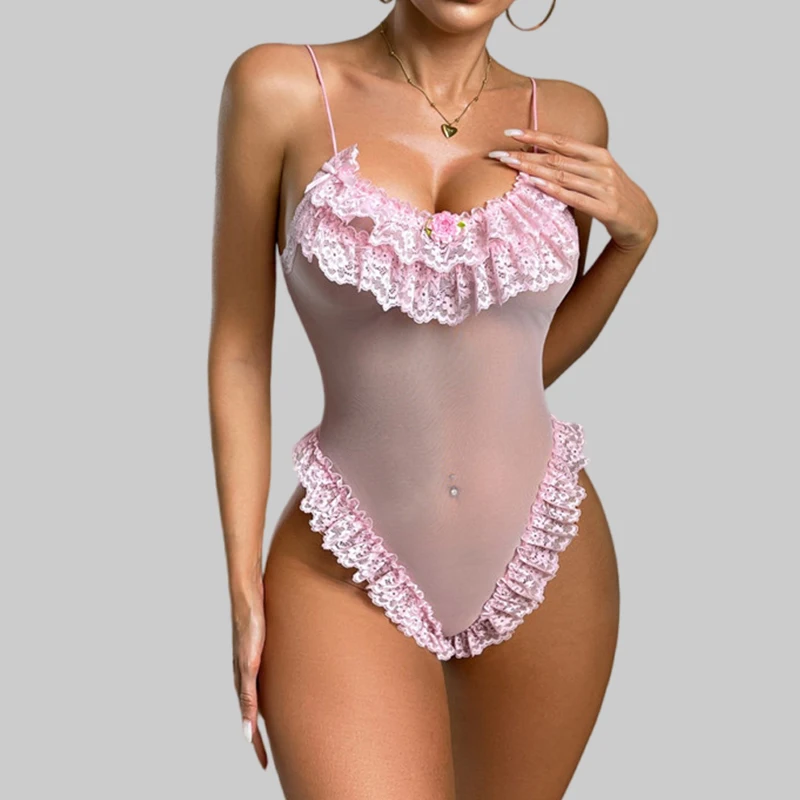 

Tornova сексуальное боди на бретельках, прозрачное необычное сетчатое женское облегающее боди с открытой спиной, соблазнительная интимная пижама с глубоким вырезом