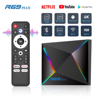 R69 Plus Allwinner H728 Octa-core ARM Cortex A55 Smart TV Box Android 14.0 WIFI 6 BT5.+ 8K Home Theater Streaming Media Player