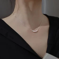 Popular 925 Sterling Silver Sparkling Eggplant Necklace For Women Fine Jewelry Wedding Party Birthday Gift