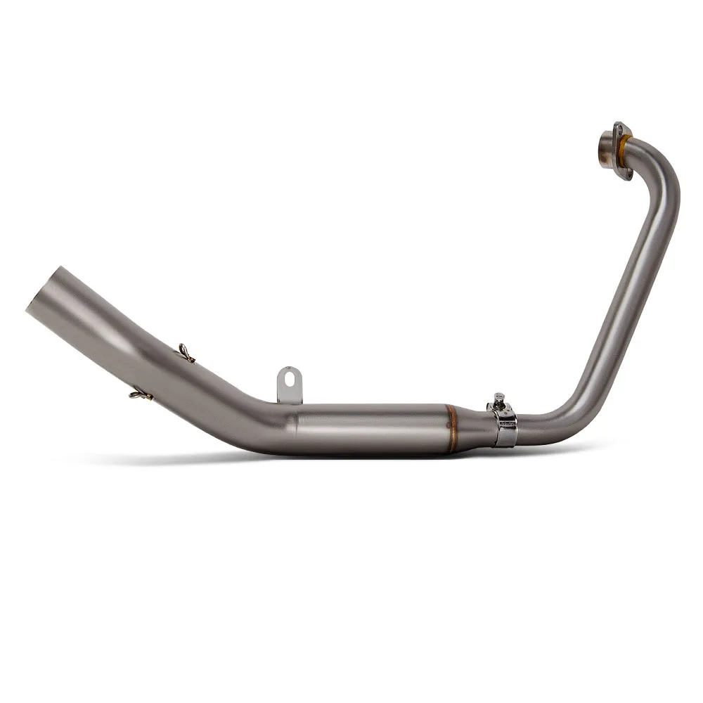 Motorcycle Exhaust System Front Link Manifold 51mm Header Pipe with Honeycomb For Zontes ZT125 U1 G1 Z1 Z2 2021-2025