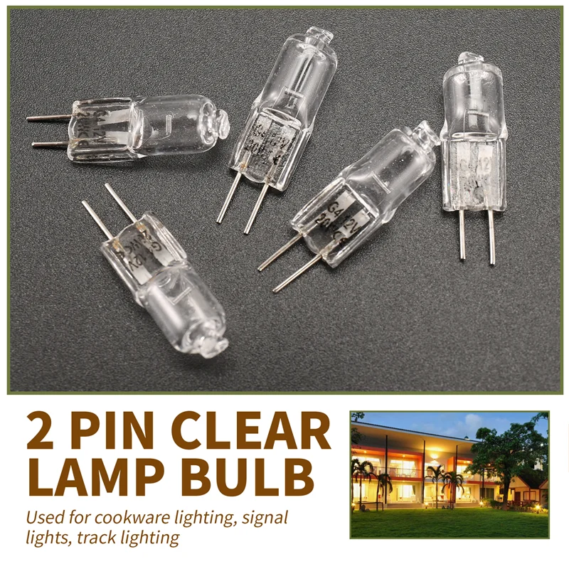 

AB46-40PCS G4 12V 20W Halogen Lamp G4 12V Bulb Inserted Beads Crystal Lamp Halogen Bulb 20W 12V Halogen Bulbs