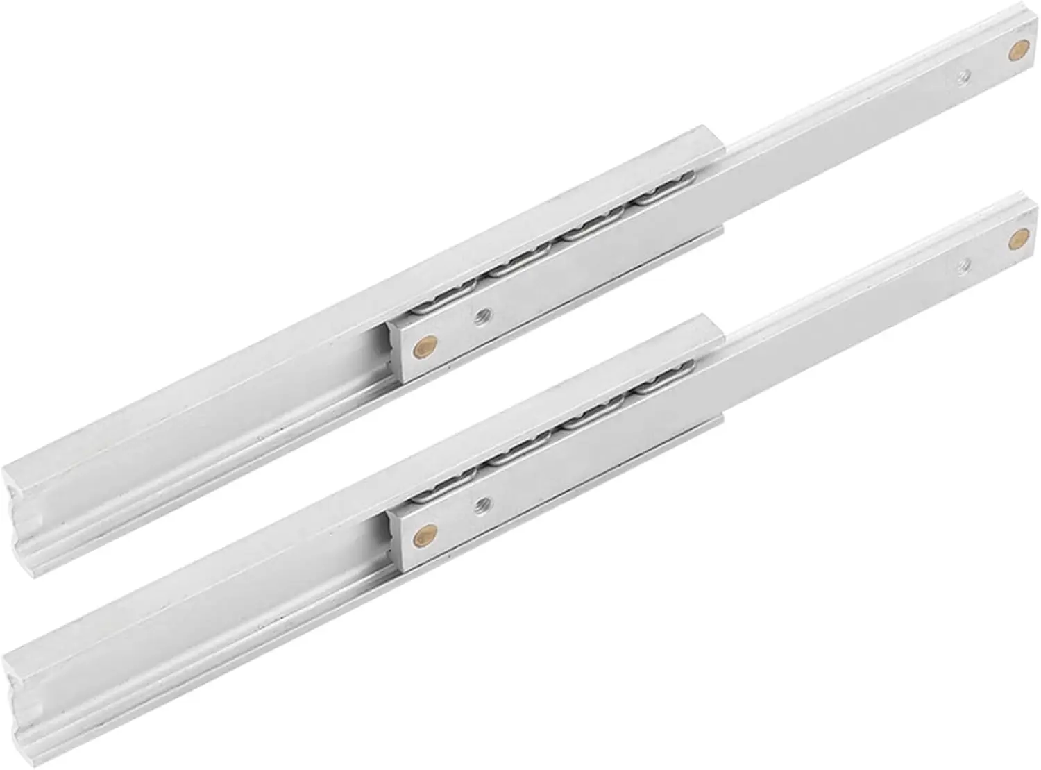 1Pair Aluminum Mini Ball Bearing Drawer Slide Runners Jewelry Cosmetic Case Electronic Product Gift Box
