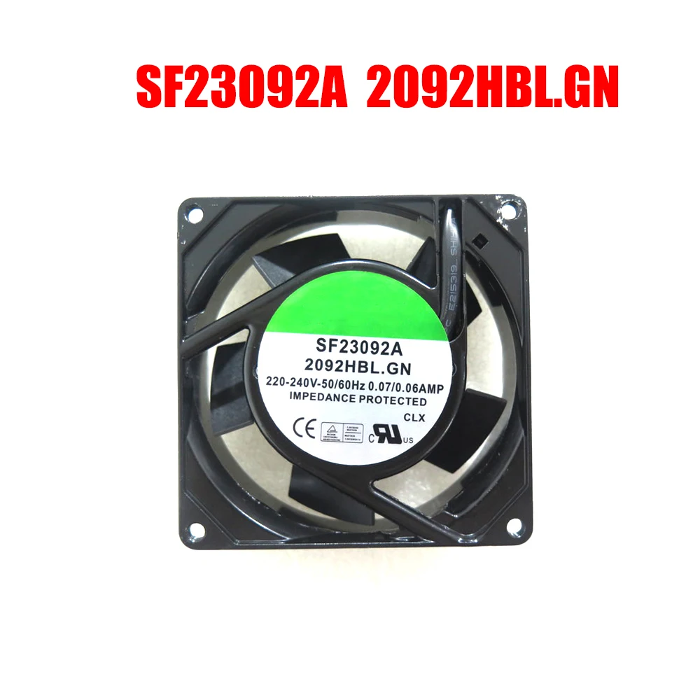 

Cooling Fan SF23092A 2092HBL.GN DC220V-240V 0.07/0.06AMP New