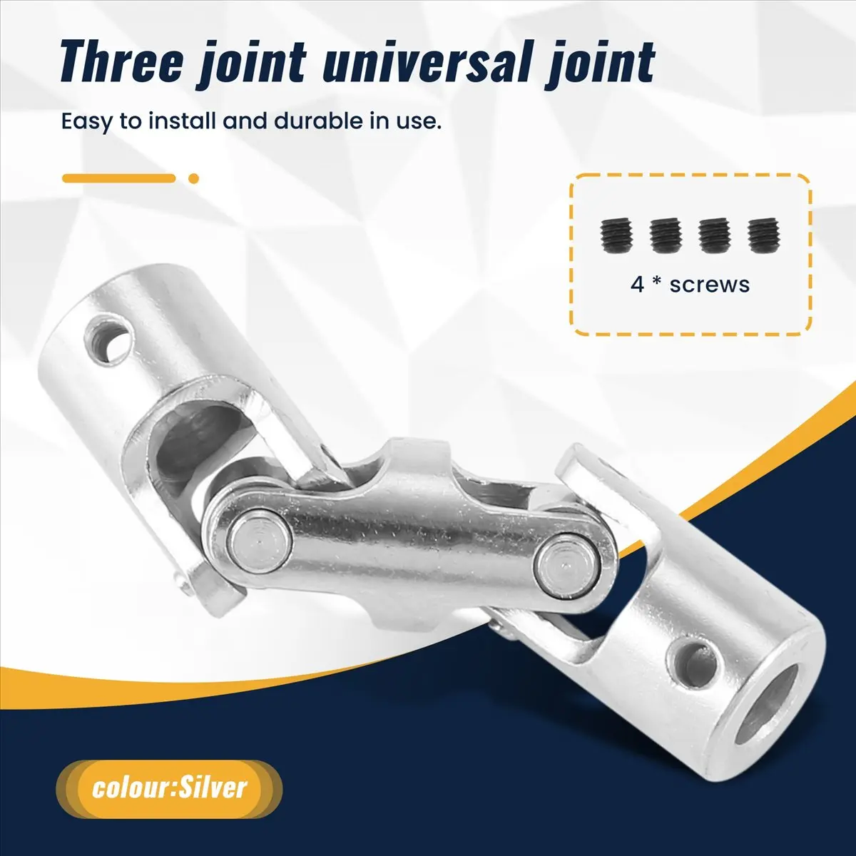 Y17A Rc Double Universal Joint Cardan Joint Gimbal Couplings with Screw,6x6Mm