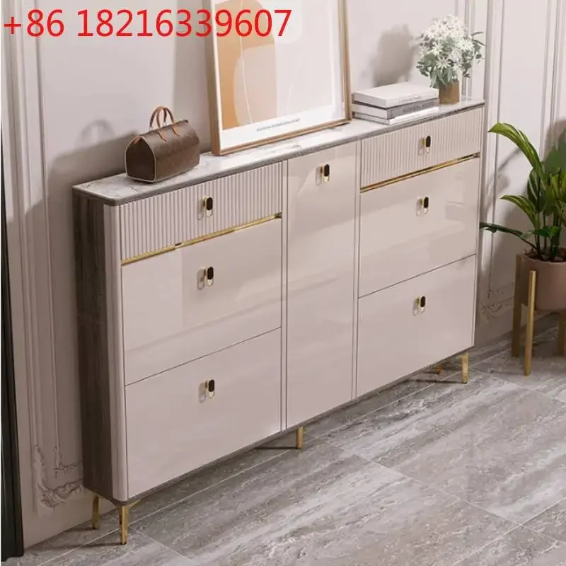 TAO Beutiful Waterproof Shoe Cabinet Stool Design Hotel Organizer Shoe Rack Narrow Space Saving Armoire Chaussures Home Furnitur
