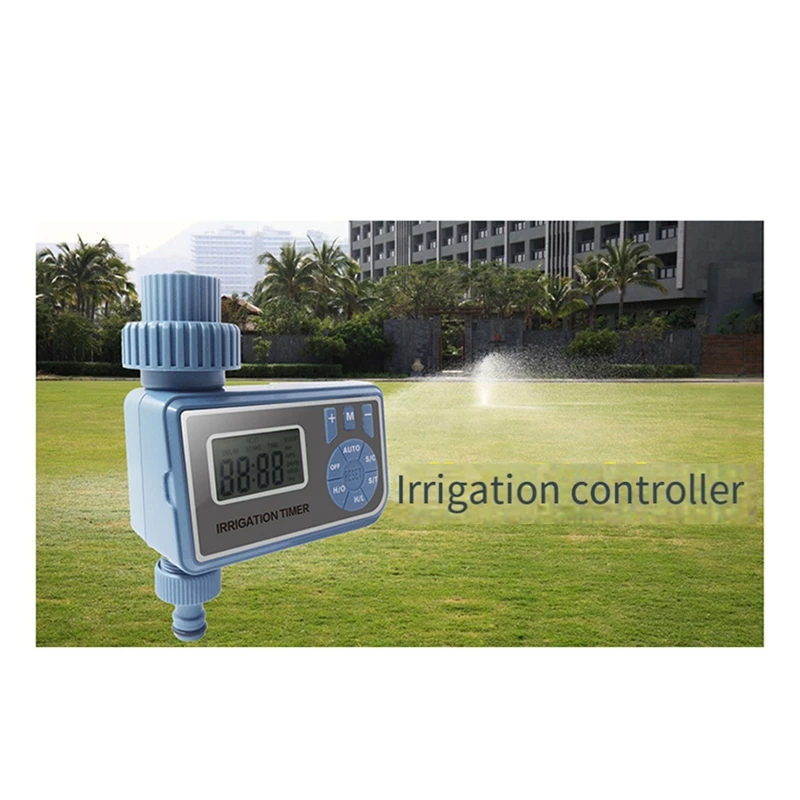Slimme elektronische automatische LCD-display Watertimer Digitale irrigatiecontroller Waterdichte hoes Tuinbesproeiingspomp