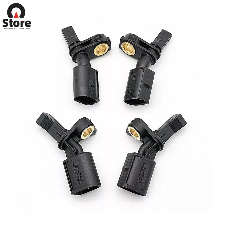 4 pezzi WHT 003860   WHT WHT 003861   WHT WHT 003862   WHT WHT 003863   Sensore di velocità della ruota ABS anteriore posteriore sinistro destro per Audi A2 VW Polo 6R 6C