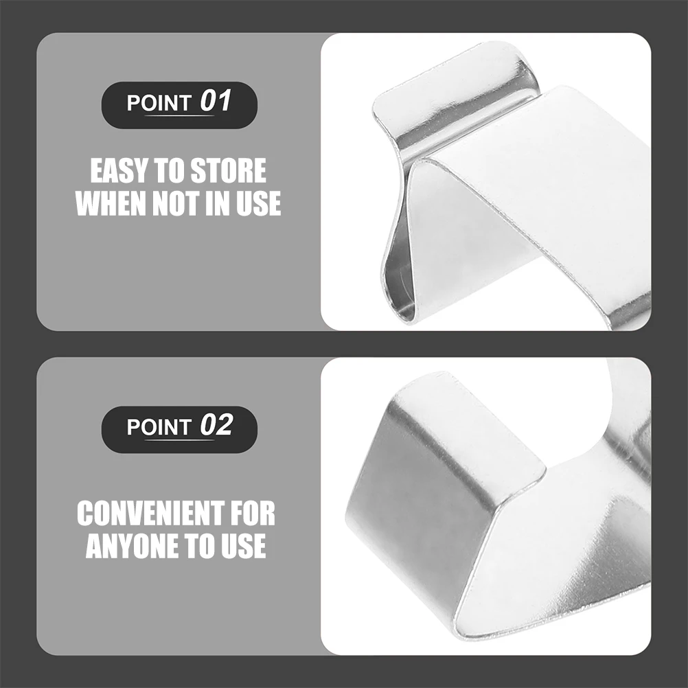 20 Pcs String Light Gutter Hooks Iron Outdoor Light Clips Hanging Hangers For Festival Holiday Decoration Clamp Siding