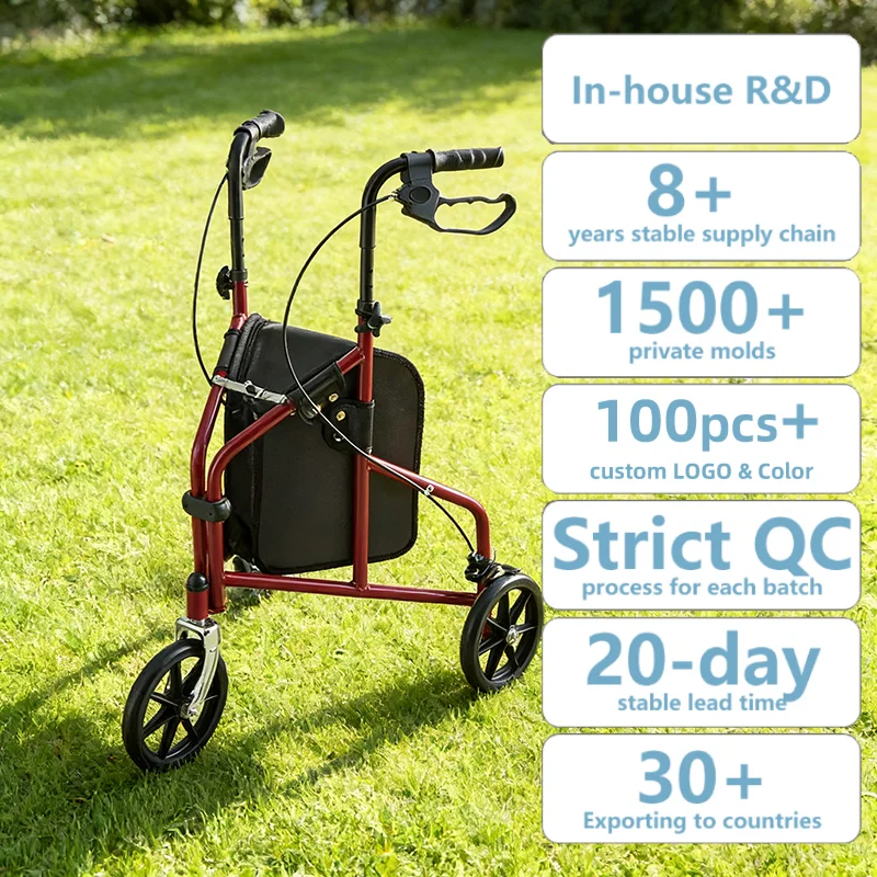 

Simplywalk Steel 136kg Walking Chair Standard Walker Home Seniors MDR CE Brand Customization